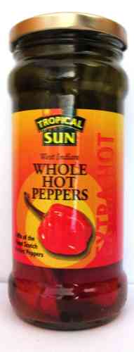 Sun Tropical enteros Hot Peppers
